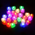 LED Tealights, Smokeless Plastic Decorative Candles, Diwali (Pack Of 1 / Multicolor) - Sleeve Design by Nari Haat, In...