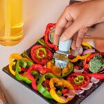 2 in 1 Transparent Oil Dispenser with Silicone Oil Dropper Nozzle (1 Pc / With Brush / 1 Ltr) - Closeup Embroidery by...