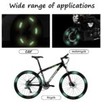 Car Wheel Hub Reflective Car Stickers, Night Warning (20 Pcs Set/ Multicolored) - Fabric Detail by Nari Haat, Indian ...