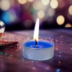 Tealight Diwali Candle – Smokeless, Long-Burning, Mix Color (1 Pc) - Front View by Nari Haat, Indian ethnic wear, w...