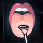 Plastic Dental Tongue Scraper Cleaner Brush (1 Pc) - Back View by Nari Haat, Indian ethnic wear, women clothing, desi...