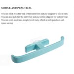 Bathroom Towel Slipper Hanging Rack Self Adhesive Wall Mounted (1 Pc) - Full Detail by Nari Haat, Indian ethnic wear,...