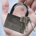 Locking Solutions and Systems 7675 Padlock Sherlock Lock - Neckline Detail by Nari Haat, Indian ethnic wear, women cl...