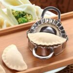 Stainless Steel Dumpling Maker Easy & Reliable Dumplings, Ghughra maker Every Time (1 Pc) - Front View by Nari Haat, ...