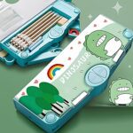 Kids Multifunctional Magnetic Pop-Up Pencil Box