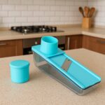 2-in-1 Multipurpose Vegetable & Dry Fruit Slicer (1 Pc) - Back View by Nari Haat, Indian ethnic wear, women clothing,...