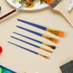 Paint Brushes Set, Artist Paintbrushes (24 Pcs Set) - Neckline Detail by Nari Haat, Indian ethnic wear, women clothin...