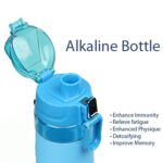 Alkaline Water Bottle with Food Grade Plastic, Stylish & Portable (Particulates Not Included) - Full Detail by Nari H...