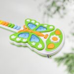 Butterfly Guitar Toy with Light and Music Toy (1 Pc / Battery not included) - Back View by Nari Haat, Indian ethnic w...