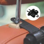 Car Hooks Vehicle Back Seat Hidden Headrest Hanger (1 Pc) - Back View by Nari Haat, Indian ethnic wear, women clothin...