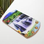 Decorative Wooden Vertical Scenery with Hooks for Wall Hanging - Closeup Embroidery by Nari Haat, Indian ethnic wear,...