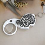 Double-Magnification Led Magnifiers Light Folding Keychain (1 Pc / Mix Color) - Full Detail by Nari Haat, Indian ethn...