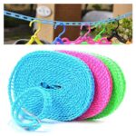 3 Meter Anti-Slip Clothesline Rope - Nylon, Hooks, Indoor/Outdoor - Neckline Detail by Nari Haat, Indian ethnic wear,...