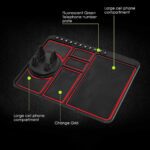 Car Dashboard Mat & Mobile Phone Holder Mount - Closeup Embroidery by Nari Haat, Indian ethnic wear, women clothing, ...