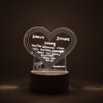 Creative Visualization Lamp 3D Acrylic Decorative Lamp With Pen - Neckline Detail by Nari Haat, Indian ethnic wear, w...