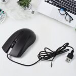 Computer / Laptop Wired Optical Mouse, X2 (1 Pc) - Front View by Nari Haat, Indian ethnic wear, women clothing, desig...