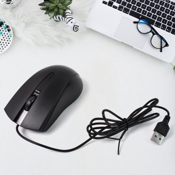 Computer / Laptop Wired Optical Mouse, X2 (1 Pc) - Front View by Nari Haat, Indian ethnic wear, women clothing, desig...