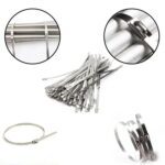 Stainless Steel Cable Ties for Solar & Home Use (100 Pc, 4.6x100mm) - Neckline Detail by Nari Haat, Indian ethnic wea...