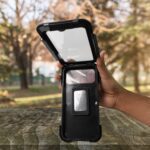 360 Rotation Bike Phone Mount Waterproof Cell Phone Holder (1 Pc) - Closeup Embroidery by Nari Haat, Indian ethnic we...