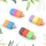 Ice cream Shape Eraser for Girls & Boys 3D Eraser for School B'Day Return Gift Ice Cream Theme Shape Erasers Pencils ...