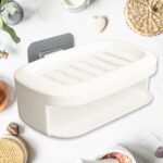 Soap Box With Sponge Dual-use Soap Holder ,Sabudani (2 Pc Set / With Adhesive Hook) - Closeup Embroidery by Nari Haat...