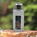 Plastic Transparent Mukhwas Bottle With Steel Cap Kitchen Storage Bottle (1 Pc) - Closeup Embroidery by Nari Haat, In...