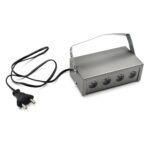 Mini Laser Projector – 4 LED RGBW Stage Light for Party & Special Effects - Back View by Nari Haat, Indian ethnic w...