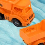 Friction Powered Dumper Toy Truck For Kids | With Opening Container Feature | Strong & Durable Plastic Material | Ind...