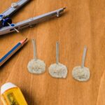 Cotton Polishing Buffing Wheel for Dremel Polishing Kit (3 Pc Set) - Closeup Embroidery by Nari Haat, Indian ethnic w...