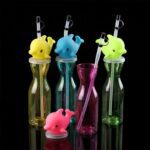 Party Props Birthday Return Gifts For Kids |Animal Shape Straw Sipper Bottle For Kids - Back View by Nari Haat, India...