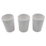 Small Plastic Coffee / Tea Cups Reusable Plastic Cup Mug(3 Pcs Set) - Sleeve Design by Nari Haat, Indian ethnic wear,...