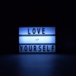 Black Mini A6 Magnetic Cinematic Light Box with 82 Characters and 10 Emojis (1 Set) - Front View by Nari Haat, Indian...