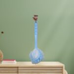 Long Handle Shower Puff Pouf Sponge Exfoliating Mesh Brush Scrubber,Bath Loofah Bath Scrubber for Body Shower Loofah ...