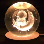 Astronaut Ball Night Light Lamp Decorative Lamp For Living Room Decor (1 Pc) - Neckline Detail by Nari Haat, Indian e...