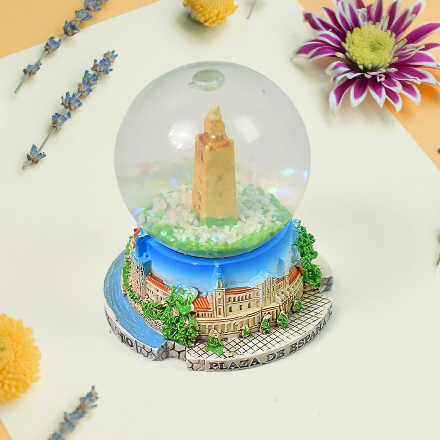 02_422704ce-a965-4947-bf72-04dc6e8fb865.jpg Snow globes Souvenirs Desk Table Office, Decoration (1 Pc) - Front View by Nari Haat, Indian ethnic wear, women cloth...