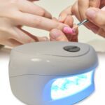 18W LED UV Lamp Nail Dryer Gel Nail Lamp Nail Polish Curing Lamp (1 Pc) - Closeup Embroidery by Nari Haat, Indian eth...
