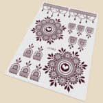 Temporary Tattoos Tattoo Sticker Skin Tattoo Stickers (1 Sheet) - Front View by Nari Haat, Indian ethnic wear, women ...
