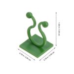 Plant Climbing Wall Fixture Clip Self-Adhesive Hook (Approx 200 Pcs Set) - Back View by Nari Haat, Indian ethnic wear...