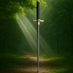 Safty Rod Lightweight Folding Walking Sticks with Nylon Bag Cover (75 Cm) - Front View by Nari Haat, Indian ethnic we...