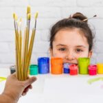 Brown Art Brush Set for Artists (Pack of 12) - Front View by Nari Haat, Indian ethnic wear, women clothing, designer ...