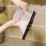 Reusable Silicone Food Storage Bag Leakproof Flat Bottom Freezer 1 Pc - Closeup Embroidery by Nari Haat, Indian ethni...