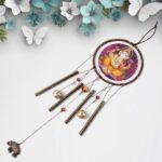 Lord Ganesh Wind Chimes Outdoor Hanging Wind Chime (1 Pc) - Back View by Nari Haat, Indian ethnic wear, women clothin...