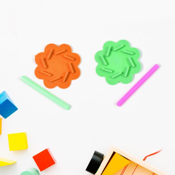 Small Magic air spinner, Plastic Promotional Spinning Toys (1 Pc) - Front View by Nari Haat, Indian ethnic wear, wome...