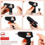Professional Hot Melt Glue Gun – Rapid Heating Quick Melt Glue Gun (40W) - Fabric Detail by Nari Haat, Indian ethni...