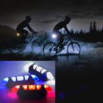 Rechargeable Bicycle Front Waterproof LED Light (Blue) - Front View by Nari Haat, Indian ethnic wear, women clothing,...