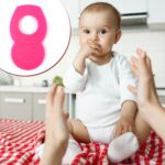 Silicone Baby Teether Pack of 1 (Mix Design & Color) - Closeup Embroidery by Nari Haat, Indian ethnic wear, women clo...