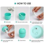 Portable Mini USB Humidifier with Light – Cool Mist & Essential Oil Diffuser (250ML) - Full Detail by Nari Haat, In...