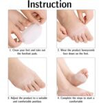 Silicone Heel Protector Pads foot Socks (1 Pair) - Closeup Embroidery by Nari Haat, Indian ethnic wear, women clothin...