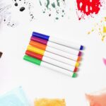 Multicolour colour-your-own inflatable animals With 6pcs Colored Pen Markers (1 Set) - Closeup Embroidery by Nari Haa...