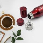 Stainless Steel Oil Dispenser with Nozzle Bottle (500Ml) - Front View by Nari Haat, Indian ethnic wear, women clothin...